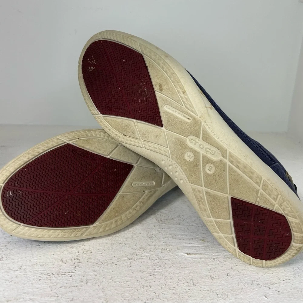 CROCS Women’s Blue Slip-On Loafers